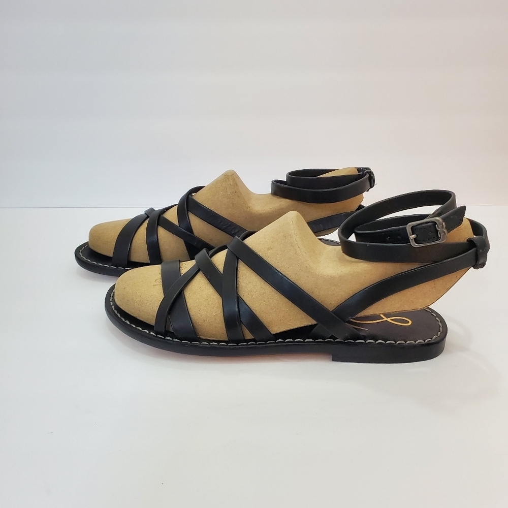 Sam Edelman Gladiator Sandals Black Size 9 - Picture 6 of 10